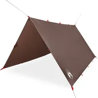 VidaXL Tarp Braun 366x306 cm Wasserdicht