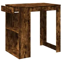 VidaXL Bartisch Räuchereiche 102x70x103,5 cm Holzwerkstoff