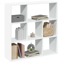VidaXL Raumteiler-Bücherregal Weiß 102x29x103,5 cm Holzwerkstoff