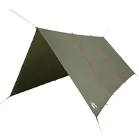 VidaXL Tarp 4,51 x 4,20 m Olivgrün
