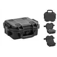 VidaXL Koffer für Flugreise Tragbar Schwarz 30x24,5x12,5 cm PP