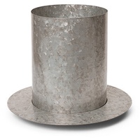 Ferm Living Auran Blumentopf M silberfarben