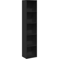 VidaXL Bücherregal Schwarz 40x30x189 cm Holzwerkstoff
