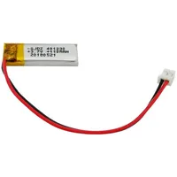 PKCELL LP-401230, Lithium-Polymer / LiPo Akku, 3,7V, 100mAh mit
