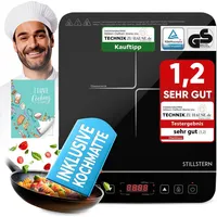 STILLSTERN Induktionskochplatte 2100 W – 1 Zone, Timer, Touch