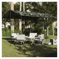 VidaXL Tarp Tarnmuster Zelt 406 x 306 cm Grün