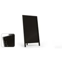 ALLboards Kundenstopper wasserfest, Schwarz Aufsteller mit Kreidefläche, einseitig 78×44