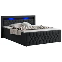 Juskys Leona 140 x 200 cm H4 Schwarz