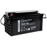 Q-Batteries 12LC-130 / 12V - 128Ah Blei Akku Zyklentyp