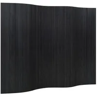 VidaXL Paravent Schwarz 165x250 cm Bambus