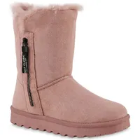 VAN HILL Damen Winter Boots in Rosa