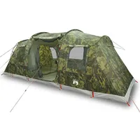VidaXL Tunnelzelt 4 Personen Camouflage Wasserdicht