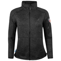 Westfjord Fleecejacke "Katla" in Schwarz | Gr.: L