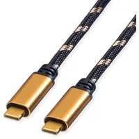 Roline GOLD USB4 Gen3x2 Kabel, C–C, ST/ST, 100W, -