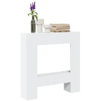 VidaXL Kaminumrandung Weiß 81x18x82 cm Holzwerkstoff