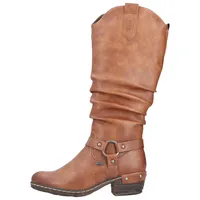 Rieker Damen 93670 Hochschaftstiefel, Braun, 42 EU