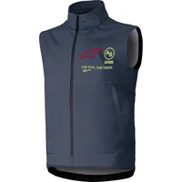 Alpinestars Techstar Softshell Weste - Dunkelgrau/Neon-Gelb/Rot - L
