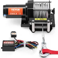 Vevor Seilwinde 12V, 1361KG Elektrowinde Motorwinde Offroadwinde ATV