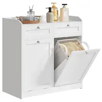 VASAGLE Badschrank 78,9 x 40,0 x 80,2 cm Weiß