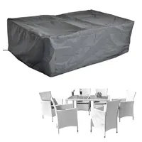 MuCoLa Schutzhülle Plane Abdeckhaube Abdeckplane Gartenmöbel Haube 160x120CM
