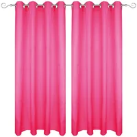 Bestgoodies Dekoschal Ellen Ösen Blickdicht 2er Pack - 140x225