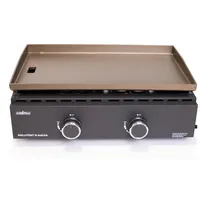 Grillfürst Plancha Grill - Planchagrill mit massiver Edelstahlplancha, 2