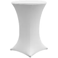Trutzholm Stehtischhusse Stretch 70 cm weiß Tischdecke Husse Bistrotisch