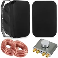 McGrey OLS-651BK Outdoor-Lautsprecher 60 Watt Schwarz mit Bluetooth Set