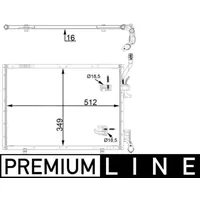 Mahle AC 31 000P A/C-Kondensator PREMIUM LINE