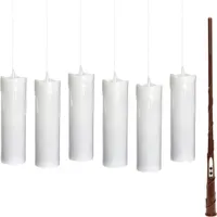 Ic winterworld LED Kerzen mit Zauberstab als Fernbedienung", beige