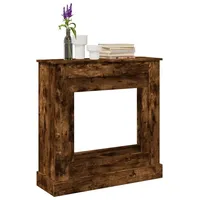 VidaXL Kaminumrandung Räuchereiche 90x30x90 cm Holzwerkstoff
