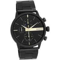 Oozoo Herren Armbanduhr schwarz Timepieces D2UOC11412 - Schwarz