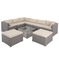 CASARIA Gartenmöbel Set Lounge Möbel für 8 Personen inkl.