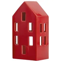 REMEMBER Teelichthaus Nyhavn "Red" aus Dolomit - 17 x