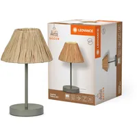 LEDVANCE Decor Raffia Tischlampe E27 Grün