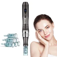 Vevor Professioneller Microneedling-Stift, elektrischer Derma-Pen mit 6 Einwegkartuschen, Dermapen-Schönheitsgerät
