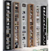VCM Holzregal stehend platzsparender CD Schrank für 204 CDs