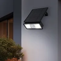 GLOBO Solarlampe Wandlampe Außenlampe Bewegungsmelder Gartenlampe BigLight