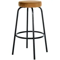 CLP Barhocker Kamari coffee/Samt
