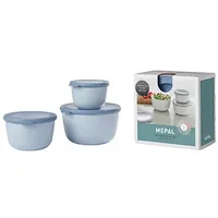 Mepal Frischhaltedosen-Set Cirqula blau 0,5/1,0/2,0 l, 1 Set