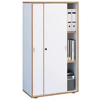 VCM my office Schiebetürenschrank Salia, 920736 honig-eiche, weiß 2