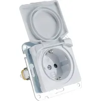 ChiliTec 23880 DELPHI Schutzkontakt-Steckdose IP40 250V- 16A, mit Deckel,