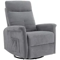 MCombo M Mcombo Relaxsessel Fernsehsessel mit Liegefunktion Manuell, Massagesessel