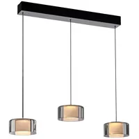 Paul Neuhaus Rika Pendelleuchte LED 3-flammig, schwarz