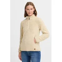 Oxmo Troyer OXTELSONIA 21301250ME kuscheliger Teddy-Pullover in Grau |