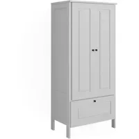 VitaliSpa Kinderkleiderschrank Ajaton 83,3 x 187 cm Spanplatte weiß
