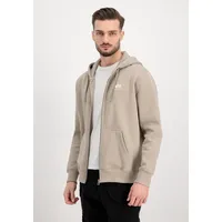 Alpha Industries Basic Zip Sl Kapuzenpullover Vintage Sand XL