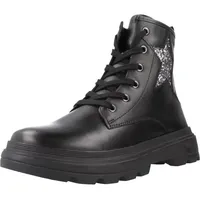 GEOX Stiefelette in Schwarz/Silber | Gr.: 38