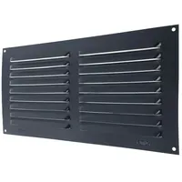 MS Beschläge Schwarzes Lüftungsgitter 150x300mm Netz Insektenschutzgitter Zu- Abluftgitter