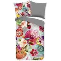 HIP Isarea Blumen Grau 135 x 200 cm +